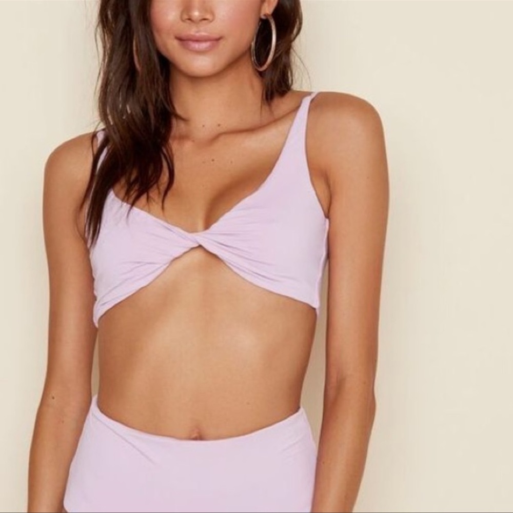 NWT Dippin Daisy’s Lilac Mirage Twist Top Bikini